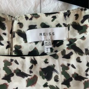 Reiss Silk Short Sleeved Waist Tie Dress